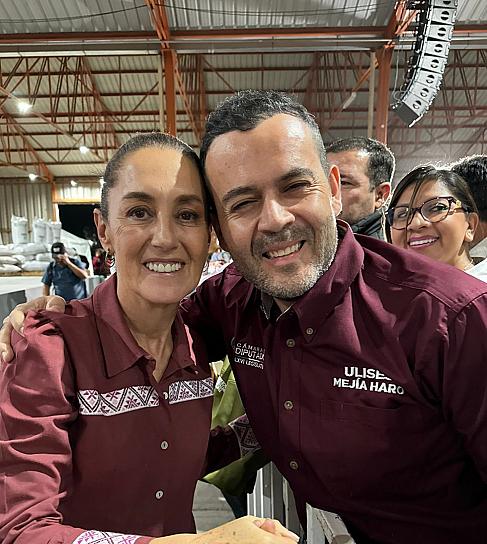REAFIRMA CLAUDIA SHEINBAUM COMPROMISO CON EL CAMPO: ULISES MEJÍA