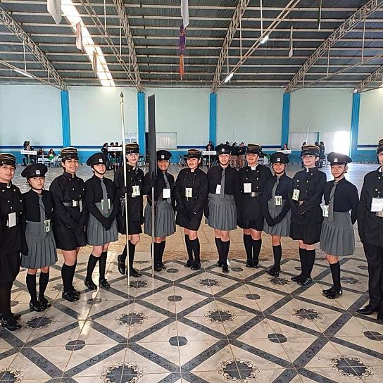 Realiza Cobaez XX Concurso de Escoltas de Bandera 2025 en su fase regional