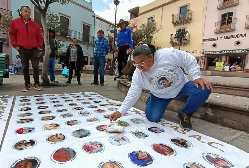 Realiza Colectivo Buscadoras Zacatecas homenaje a desaparecidos