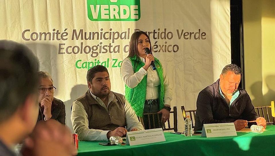REALIZA COMITÉ MUNICIPAL DEL PVEM SESIÓN ORDINARIA 
