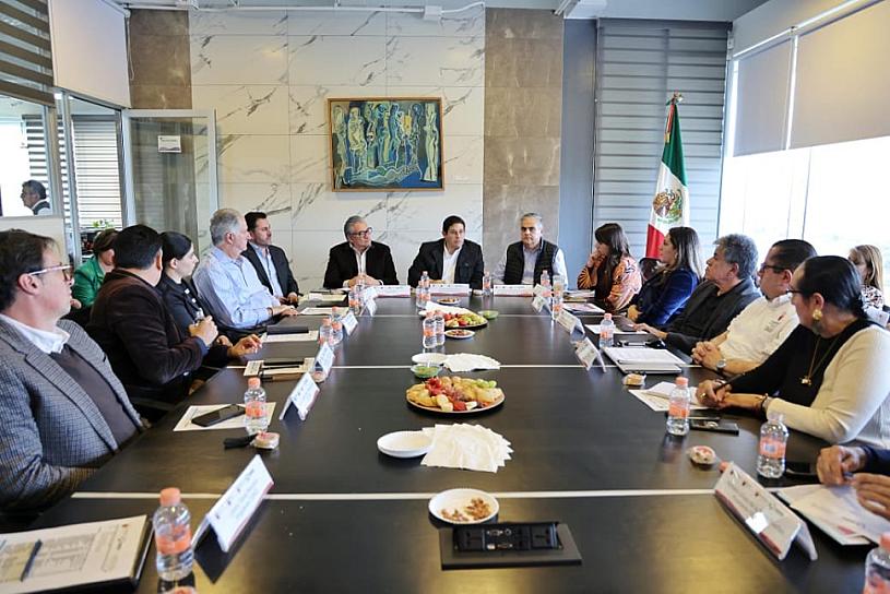 Realiza Gobierno del Estado reunión de trabajo con cámaras empresariales
