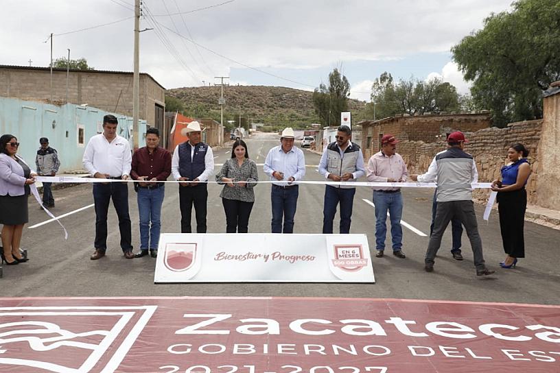 INAUGURA GOBERNADOR TRAMO CARRETERO EN FRANCISCO R. MURGUÍA