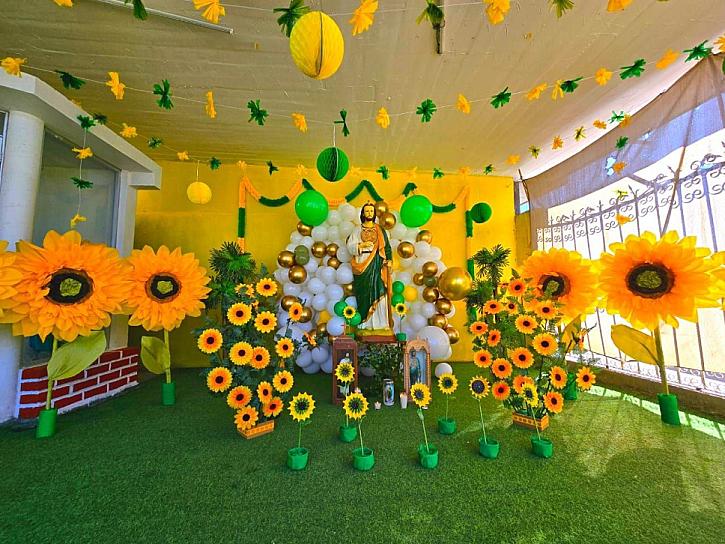 REALIZAN ALTAR EN HONOR A SAN JUDAS EN PLATEROS