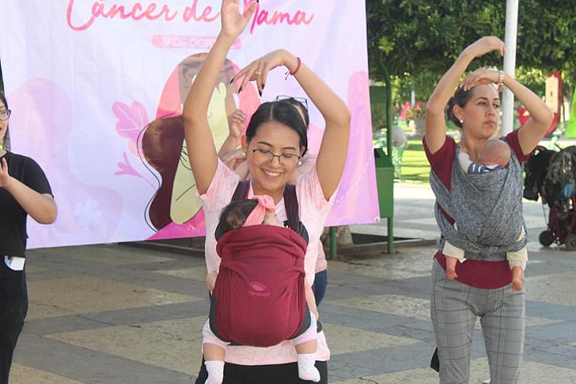 REALIZAN BAILE DE PORTEO EN PLAZA PRINCIPAL DE JALPA