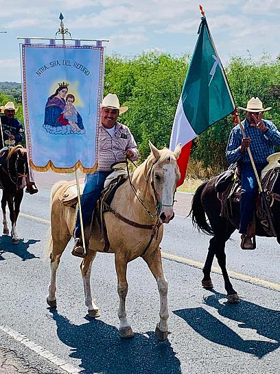 REALIZAN CABALGA EN HONOR A LA VIRGEN DEL REFUGIO
