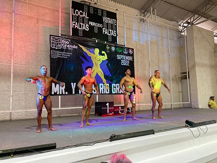 REALIZAN COMPETENCIA DE FISICOCULTURISMO EN RÍO GRANDE