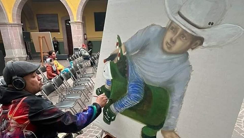 REALIZAN CONCURSO DE DIBUJO POR EL DÍA DEL VAQUERO 