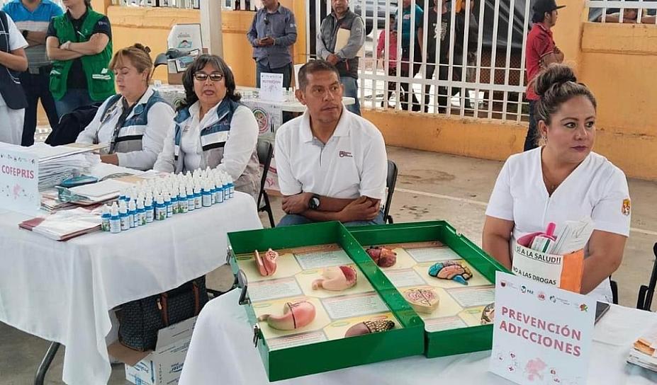REALIZAN FERIA DE LA SALUD EN RÍO FLORIDO