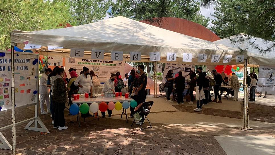 REALIZAN FERIA DE SALUD EN EL CAMPUS UAZ SIGLO XXI
