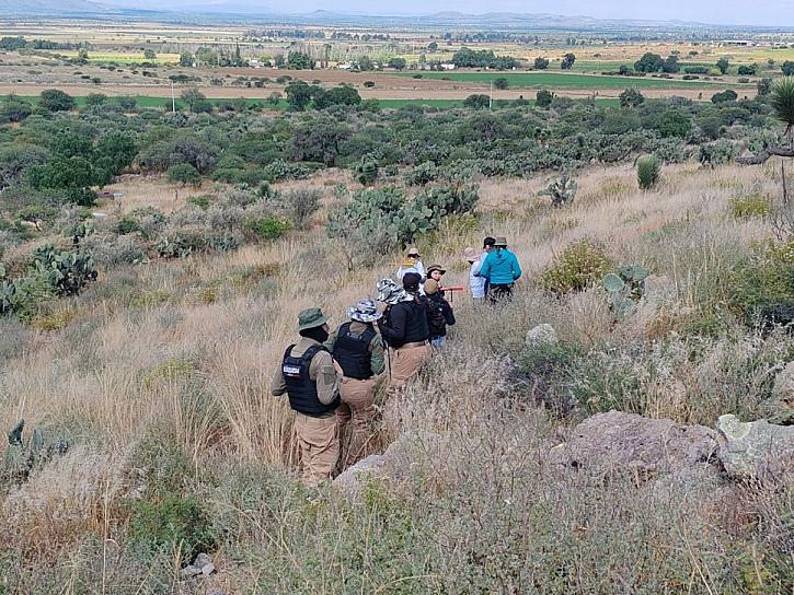 REALIZAN GOBIERNOS DE ZACATECAS Y DE MÉXICO BÚSQUEDA GENERALIZADA EN CAMPO EN OJOCALIENTE