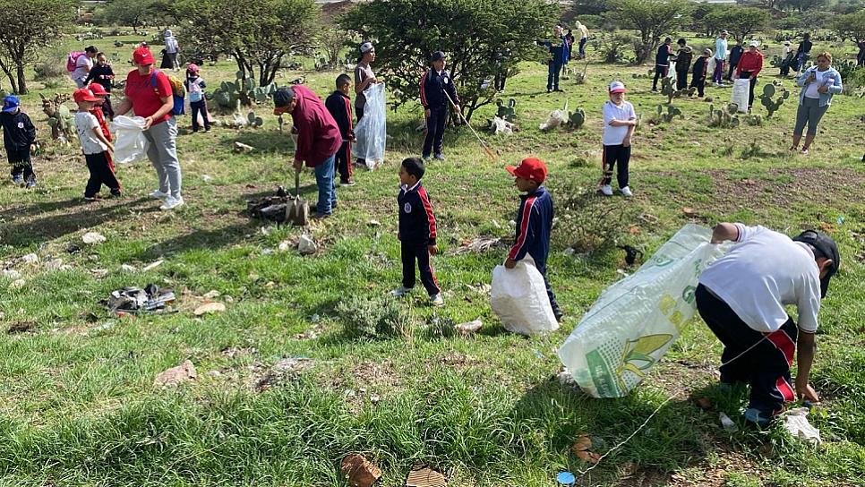 REALIZAN JORNADA DE LIMPIEZA EN TRANCOSO 