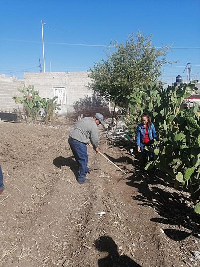 CREAN PRIMER HUERTO FAMILIAR EN COLONIA DE RÍO GRANDE 