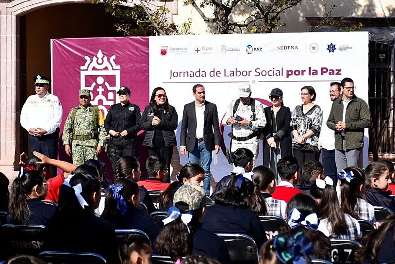 REALIZAN JORNADAS DE LABOR SOCIAL EN GUADALUPE