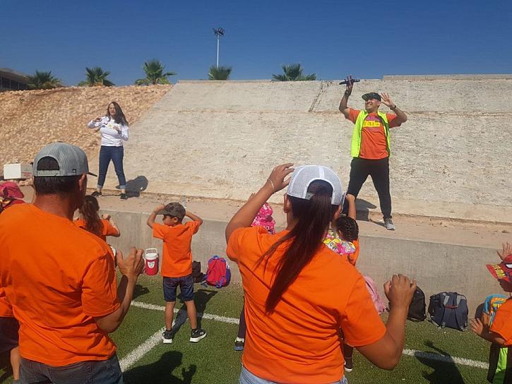 REALIZAN NIÑOS DEL KINDER OLLIN YOLISTLI ACTIVACIÓN FÍSICA EN FRESNILLO 