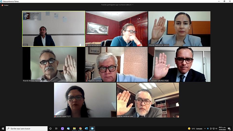 REALIZAN SEGUNDA SESIÓN ORDINARIA DEL COMITÉ COORDINADOR