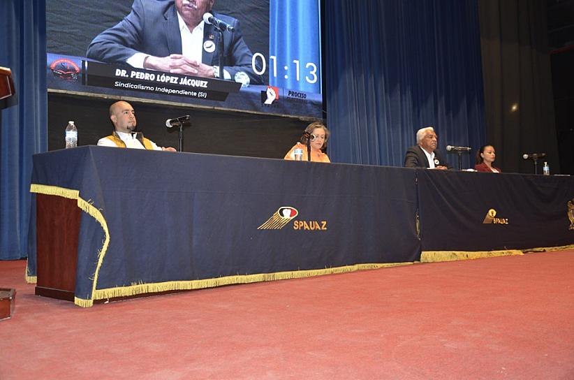 REALIZAN SEGUNDO DEBATE CONTENDIENTES AL SPAUAZ