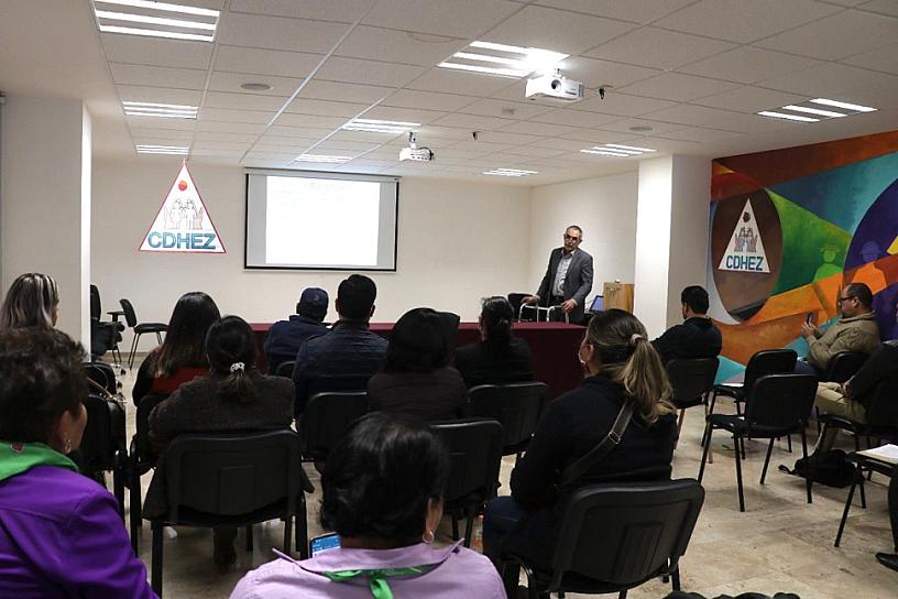 REALIZAN TALLER DERECHOS HUMANOS Y AGENDA ANTICORRUPCIÓN