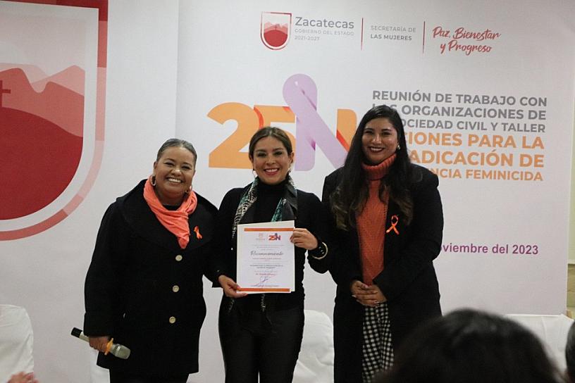 REALIZAN TALLERES PARA LA ERRADICACIÓN DE LA VIOLENCIA FEMINICIDA