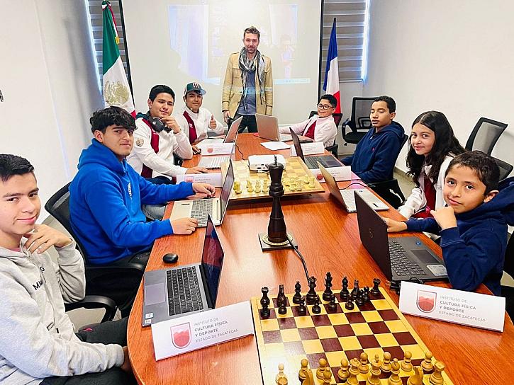 REALIZAN ZACATECAS Y FRANCIA MATCH DE AJEDREZ 