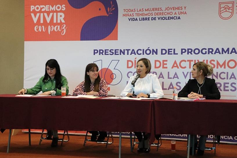 REALIZARÁN 16 DÍAS DE ACTIVISMO CONTRA LA VIOLENCIA HACIA LAS MUJERES