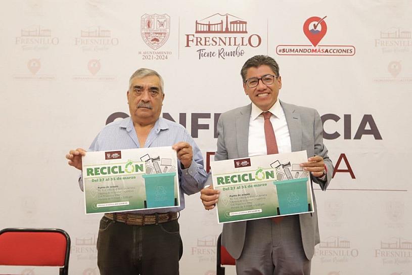 REALIZARÁN EN FRESNILLO RECICLATÓN 2023 