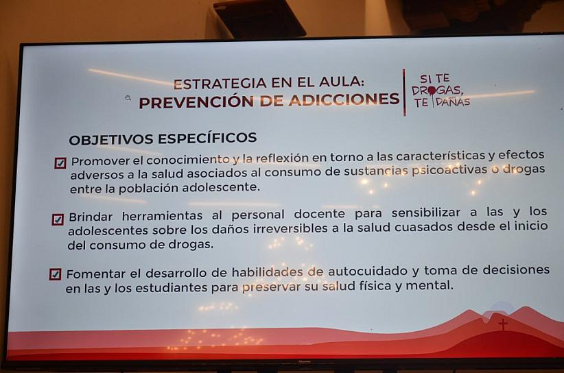 REALIZARÁN JORNADA ‘DE LA ESCUELA A LA COMUNIDAD’ COMO PARTE DE CAMPAÑA ANTIDROGAS