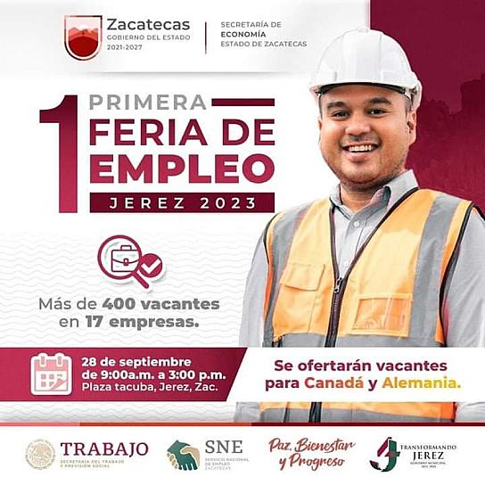 REALIZARÁN PRIMERA FERIA DEL EMPLEO EN JEREZ 
