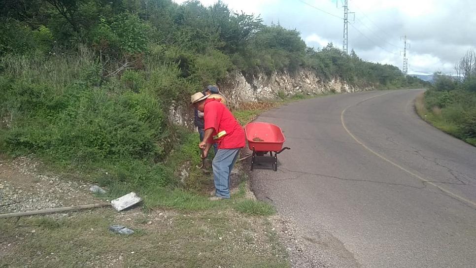 REALIZA SOP LABORES DE LIMPIEZA EN CARRETERAS DEL ESTADO