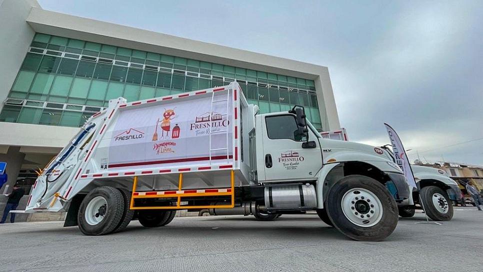 RECIBE FRESNILLO DONACIÓN DE DOS CAMIONES RECOLECTORES