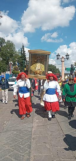 RECIBEN EN BRACHO IMAGEN PEREGRINA DE SAN JUAN BAUTISTA Y LA VIRGEN DE SAN JUAN 