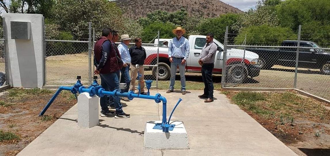 EQUIPAN POZO Y TANQUE ELEVADO EN CHALCHIHUITES