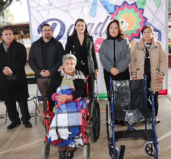 Reciben fresnillenses apoyos en Posada por la Paz