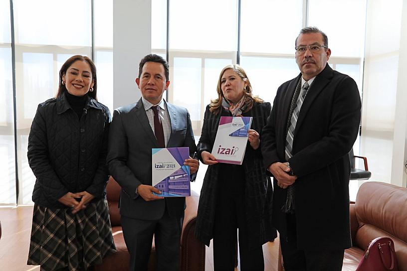 Recibe Poder Judicial informe anual de actividades del Izai