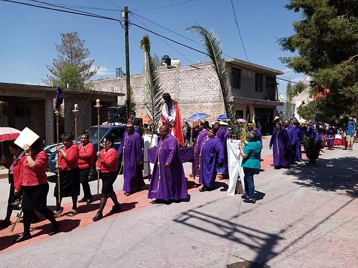 RECIBE SAIN ALTO LA SEMANA SANTA CON EL DOMINGO DE RAMOS