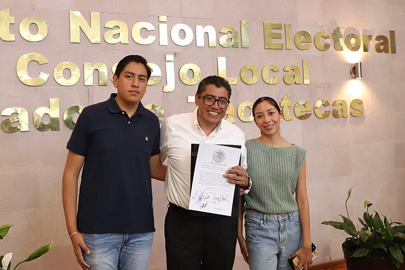 RECIBE SAÚL MONREAL CONSTANCIA DE MAYORÍA COMO SENADOR DE LA REPÚBLICA