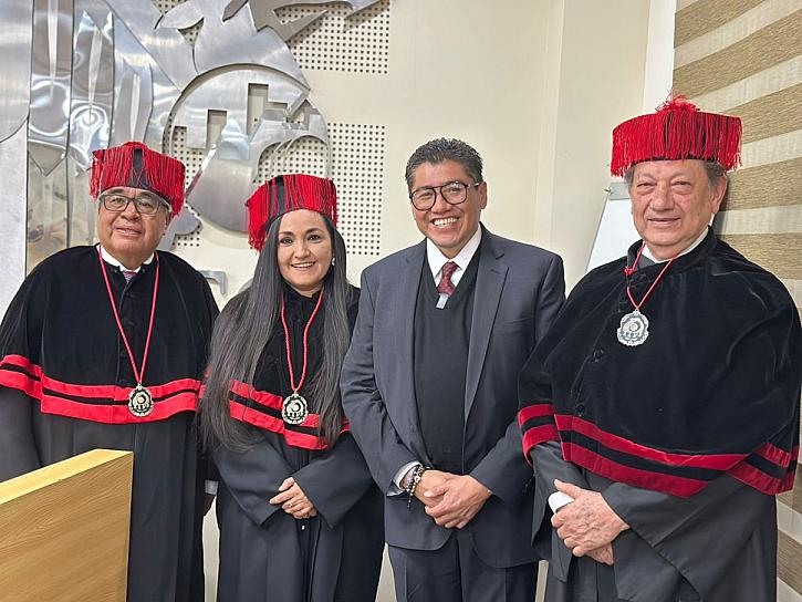 Recibe Saúl Monreal título de doctor en Administración Pública 