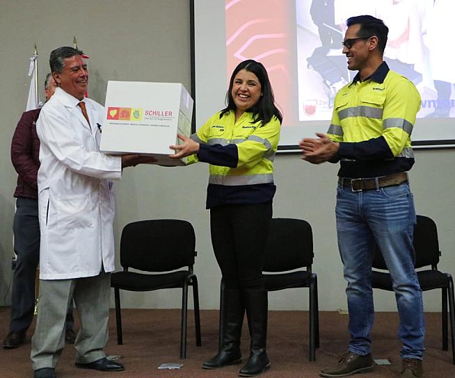 RECIBE SSZ EQUIPO MÉDICO DONADO POR MINERA PEÑASQUITO