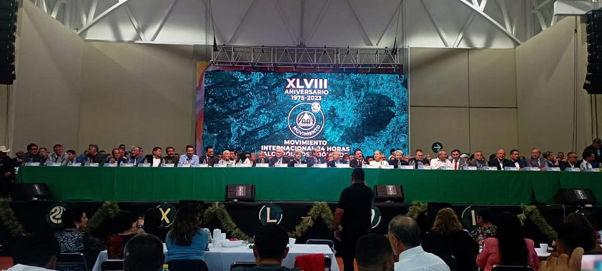 RECIBE ZACATECAS AL MOVIMIENTO INTERNACIONAL 24 HORAS DE ALCOHÓLICOS ANÓNIMOS
