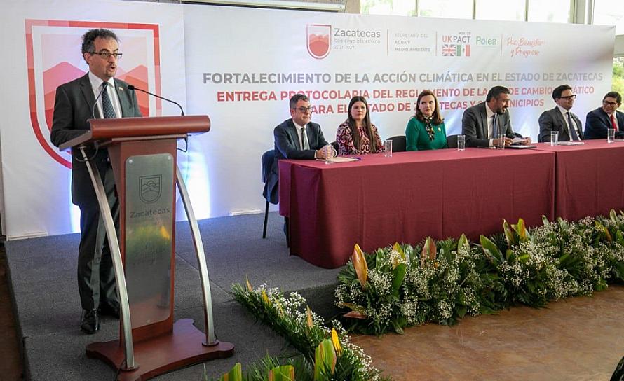 RECIBE ZACATECAS REGLAMENTO DE LA LEY DE CAMBIO CLIMÁTICO PARA EL ESTADO Y SUS MUNICIPIOS
