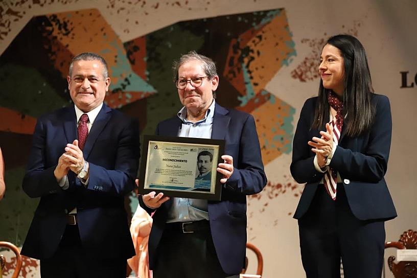 RECIBIÓ EN JEREZ EL ESCRITOR PORTUGUÉS NUNO JÚDICE EL PREMIO IBEROAMERICANO DE POESIA RAMÓN LÓPEZ VELARDE 