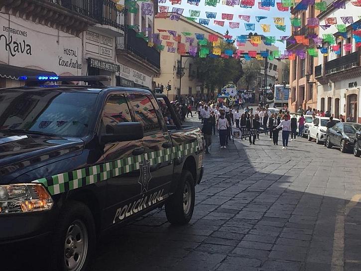 COORDINA GOBIERNO DE ZACATECAS OPERATIVO VIAL PARA DESFILE REVOLUCIONARIO