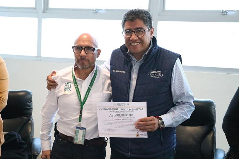 RECONOCE IMSS BIENESTAR A SAÚL MONREAL 