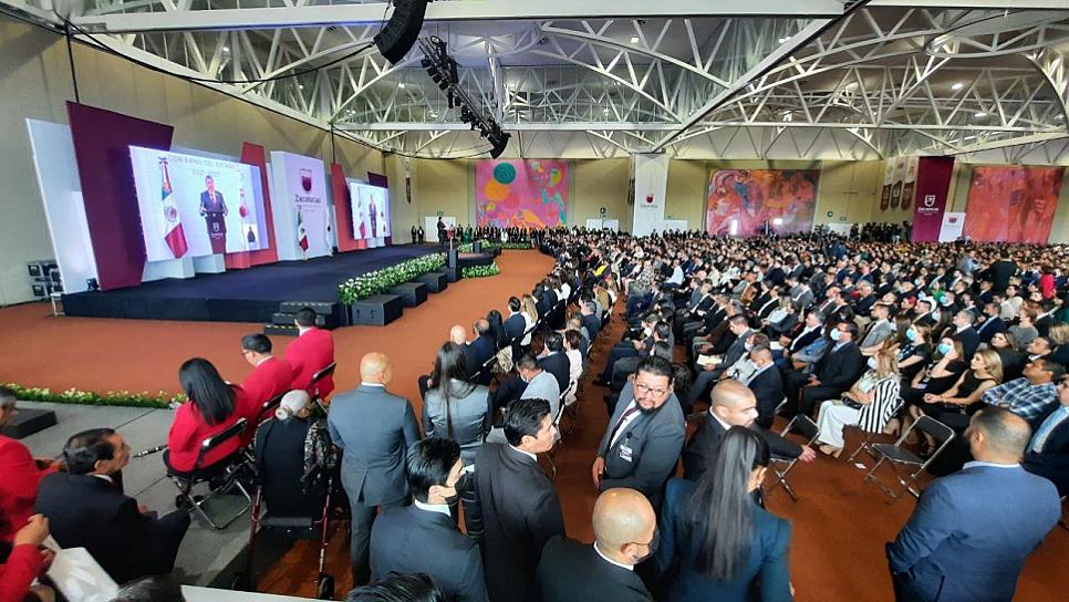 ASÍ SE VIVIÓ EL PRIMER INFORME DEL GOBERNADOR DAVID MONREAL ÁVILA EN EL PALACIO DE CONVENCIONES 