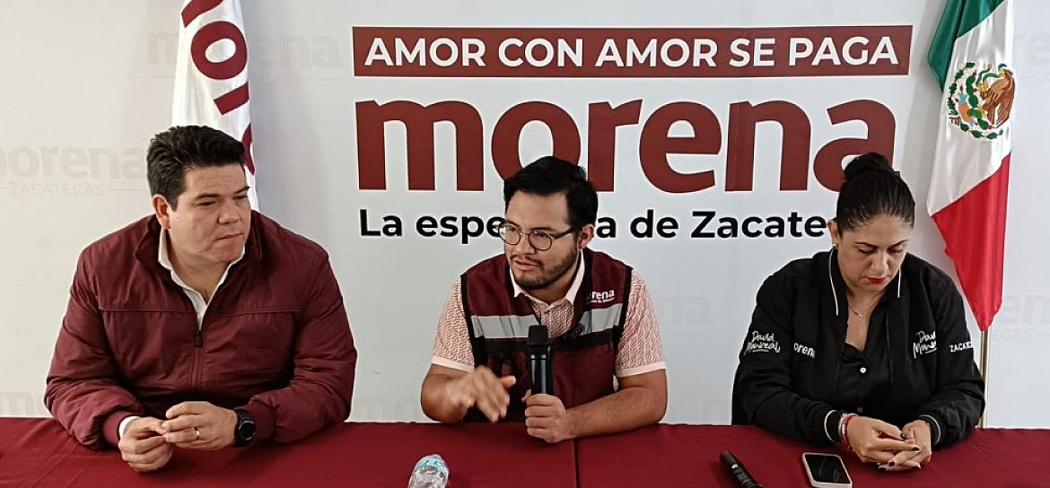 RECONOCE MORENA ZACATECAS EL RESPALDO DEL PUEBLO AL SEGUNDO PISO DE LA 4T