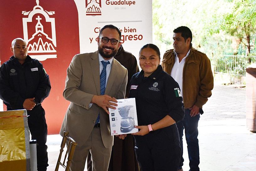 RECONOCEN A BOMBEROS DE GUADALUPE POR SU LABOR Y COMPROMISO SOCIAL