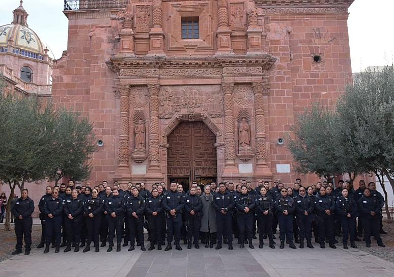 Reconocen el trabajo de los policías municipales en Guadalupe