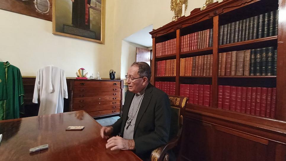 RECONOCE OBISPO LOGROS EN COMBATE A LA INSEGURIDAD