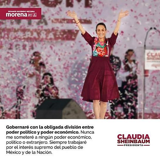 RECONOCE SHEINBAUM QUE SE REQUIERE COMBATIR MÁS LA CORRUPCIÓN