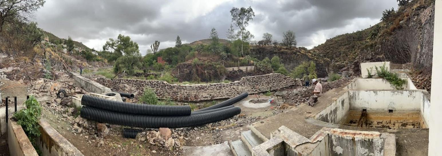 RECONSTRUYEN PLANTA DE TRATAMIENTO EN GENARO CODINA 