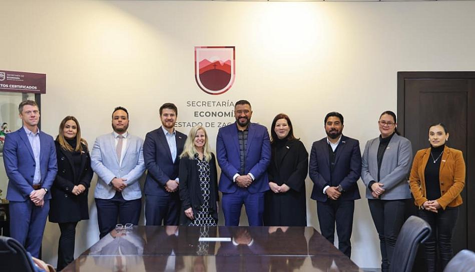 Refuerza Zacatecas vínculos con el Consulado de Estados Unidos